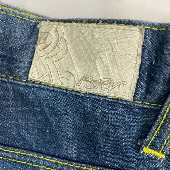 RSRV Denim Jeans with Yellow Stitching Men’s 42x36 - Picture 4 of 6